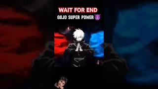 GOJO SUPER POWER 😱😱😱💪💪gojosaturoamv anime gojoxyn jujutsukaisen [upl. by Zeena]