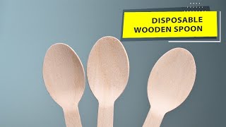 Presentation of disposable wooden spoons from the manufacturer quotSilver Birchquot [upl. by Anegue341]