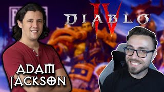 MacroBioBoi Interviews Adam Jackson at Blizzcon  Diablo 4 Expansion Abattoir of Zir and More [upl. by Ayanet977]