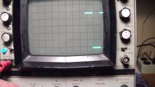 HP ANUSM281A  Oscilloscope repair Part2 [upl. by Ingalls]