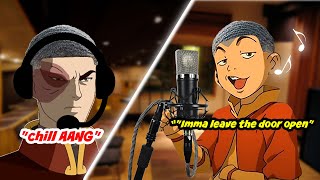 AANG SINGING LEAVE THE DOOR OPEN [upl. by Atived]