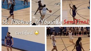 St Roch vs St Marguerite dYouville Semi  Varsity Girls Basketball  November 15th 2023 [upl. by Iaverne]