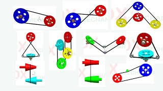 10 belt system mechanism animation [upl. by Noitna]