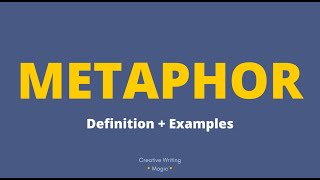 METAPHOR  Definition  Examples 🐇🐢 [upl. by Enihpad430]