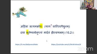 Shrimad Bhagavad Gita  Chapter 15  Shlokas 18  162  Batch 4A  SmtMalathi Balaje 03Sep2024 [upl. by Attenwahs]