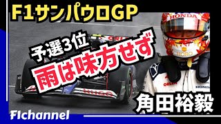 【F1】サンパウロGP決勝 角田裕毅3番グリッド活かせずも存在感示す！ [upl. by Gylys978]