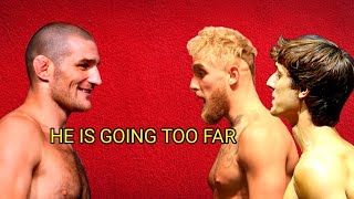 Sean Strickland Vs Influencers Continues Jake Paul and Bryce Hall Want The Fight [upl. by Levi295]