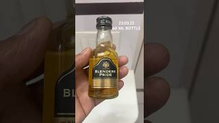 BLENDERS PRIDE 60 ML WHISKY shorts [upl. by Shaum]