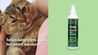 Pet Deodorizing Spray  Lively Clean [upl. by Anner384]