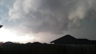 Tornado Forming in Moore OK  25 March 2015 [upl. by Werbel288]