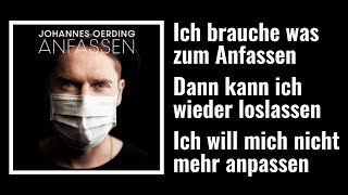 JOHANNES OERDING  Anfassen Lyrics [upl. by Alden378]