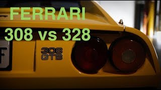 Ferrari 308 vs 328 A Quick Overview [upl. by Hirst661]