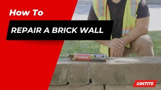 Secret to Brick Wall Repairs Loctite PL Premium MAX [upl. by Oz]