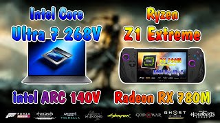 Intel Ultra 7 200V vs Ryzen Z1 Extreme [upl. by Ibbed]