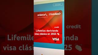 Lifemiles davivienda visa clásica en 2024  2025 [upl. by Eet265]