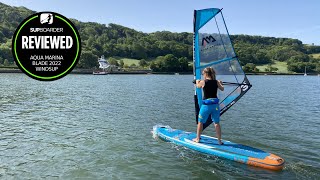 Aqua Marina Blade WindSUP  SUPboarder review [upl. by Atwater]