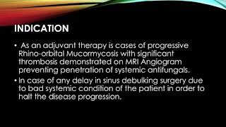 Transcutaneous Retrobulbar Amphotericin B injection in cases of Rhinoorbital mucormycosis [upl. by Symons]