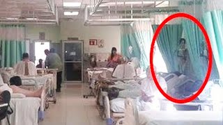 10 Aterradores Avistamientos de FANTASMAS en HOSPITALES [upl. by Leissam]