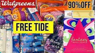 Walgreens FREE TIDE  90 OFF PERFUME RUN [upl. by Ralyt]