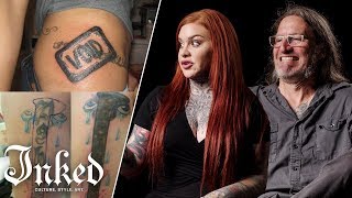 Tattoo Artists React To Bad Cover Up Tattoos  Tattoo Artists Answer [upl. by Theran]