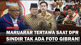 ANGGOTA DPR SINDIR FOTO GIBRAN Tak Ada di Sebelah Prabowo Buat Ara Tertawa Nanti Jadi Persoalan [upl. by Wolfe40]