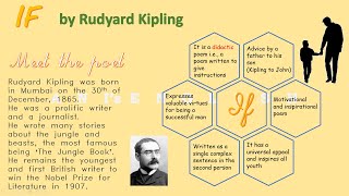 Explanation of the poem quotIf—quot by Rudyard Kipling Part 1 [upl. by Ahsinuq]