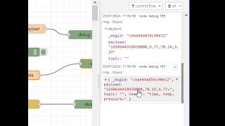 Filter IOTMQTT Data Using NodeRed [upl. by Kcirddehs]