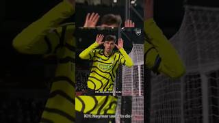 Why Kai Havertz Uses Neymars Celebration ✋😝🤚 arsenal havertz foryou kaihavertz [upl. by Immot]