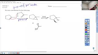 c242w23L3Act1 Mechanisms Peracid epoxidation and opening epoxides [upl. by Yenettirb]