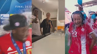 Alphonso Davies singing and Jordyn Huitema dancing  Couple Goals [upl. by Aehs23]