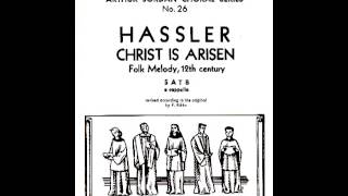 Hans Leo Hassler quotChrist Ist Erstandenquot • mixed choir a cappella [upl. by Enilecram]