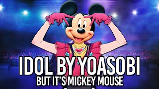 Mickey Mouse Sings The Oshi No Ko Opening IDOL by YOASOBI [upl. by Nika311]