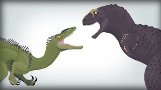 Gojirasaurus vs Thanos  Prehistoric Tournament Battle  DinoMania  Dinosaur cartoons [upl. by Atneciv472]