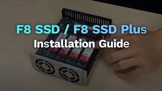 How to Install M2 SSD  for TerraMaster F8 SSD Plus [upl. by Cassy707]