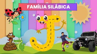 Família Silábica do J  ALFABETIZAÇÃO [upl. by Desma]