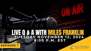 Live Q amp A with Miles Franklin [upl. by Kendy]