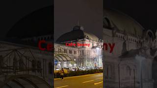 Hauptbahnhof Nürnberg night view Bayern deutschland [upl. by Nnuahs346]