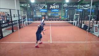 Maigret  Maigret Vs Scatena  Ritz  Championnat de France de padel 2017 [upl. by Kcirredal]