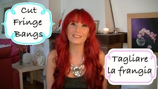 DIY Tutorial  Come mi taglio la frangia  Cut fringe bangs [upl. by Naes612]