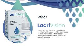 LacriVision  Solução Oftálmica Estéril com Carmelose 5mgmL [upl. by Tarra]