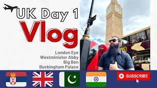 Exploring London UK  National Art Gallary  London Eye  Big Ben  Westminister Abbay  Day 1 [upl. by Guinna939]