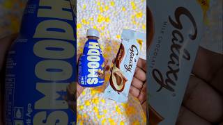 Galaxy milk chocolate and Smoodh Chocolate Hazelnut drink chocolate candy [upl. by Nikolaos]