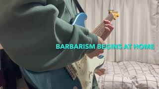 The Smiths  Barbarism Begins At Homeguitar cover [upl. by Harv52]