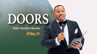 May 18th 2024  Elder Sheldon Boothe  Doors  Greenwich SDA LIVESTREAM [upl. by Azer781]