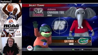 March Mascot Madness IV Round of 32 Part 2  NCAA March Madness 2005 Gameplay [upl. by Fania]