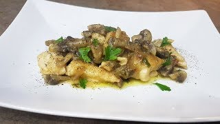 STRACCETTI DI POLLO AI FUNGHI CHAMPIGNON  FoodVlogger  FoodVlogger [upl. by Yokoyama]