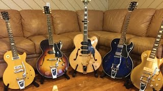 Bigsby B3 B5 B50 B6 B7 B700 amp Vibratmate Show and Tell [upl. by Magill]