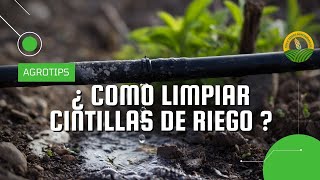 ¿ Como limpiar cintillas de riego [upl. by Ayenat]