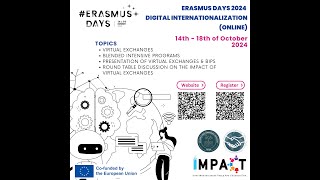 5th Day Meet the experts Erasmus Days 2024 [upl. by Aiuqet]