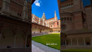 Discovering Certosa di Pavia Italys Majestic Monastery 🏰 pavia history church italy [upl. by Uliram]